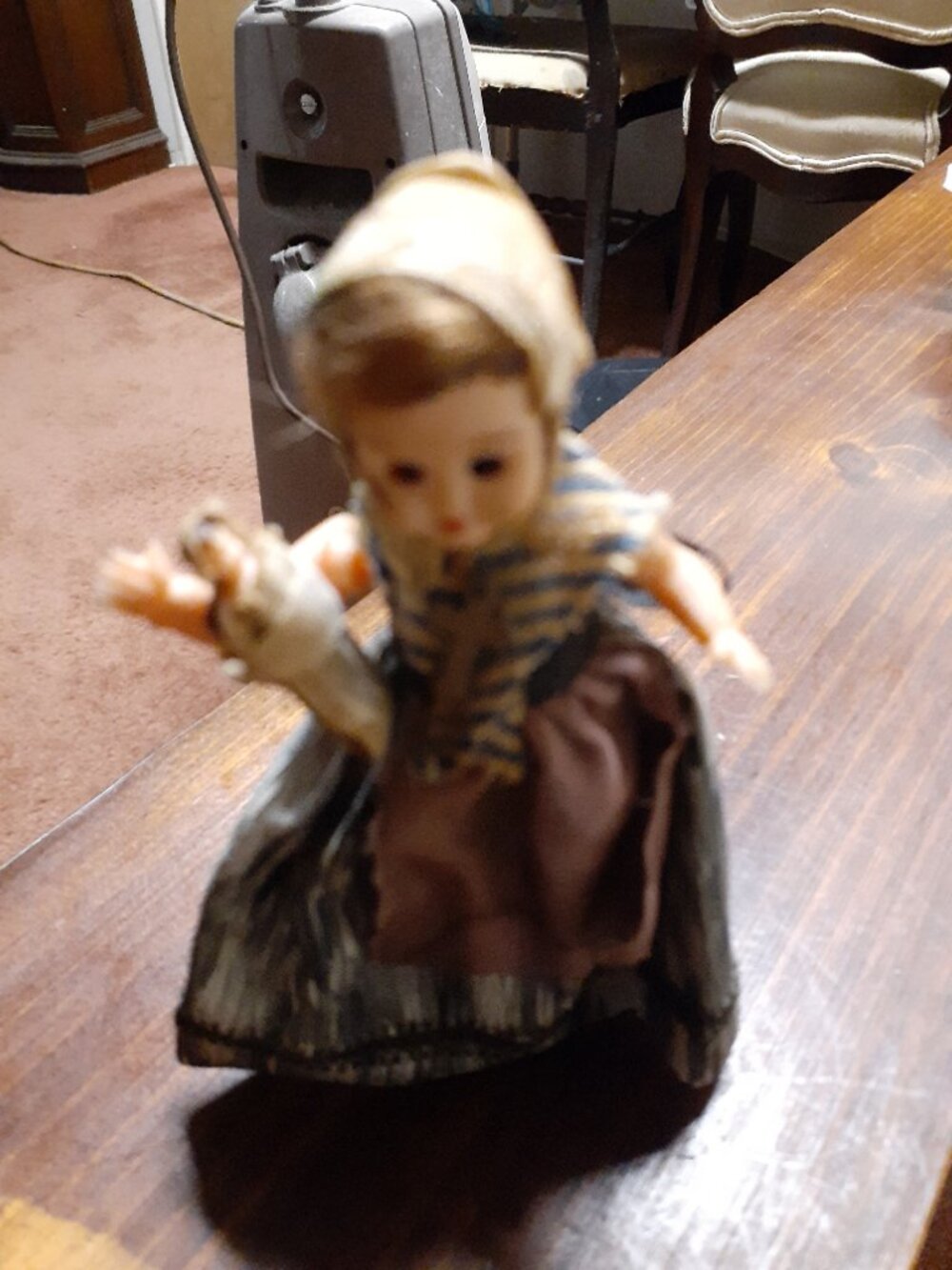 vtg plastic collectable doll